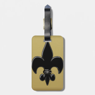 Etiqueta Para Maletas Flor de lis