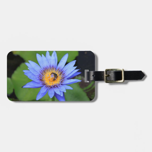 Etiqueta Para Maletas Flor de Lotus (Frente Horizontal)
