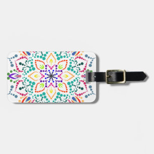 Etiqueta Para Maletas Flor de Mandala