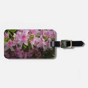 Etiqueta Para Maletas Flor de primavera rosada de Azalea Bush