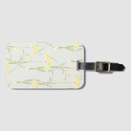 Etiqueta Para Maletas Flor de verano tropical