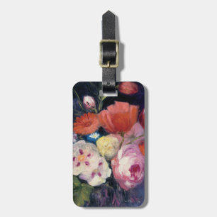 Etiqueta Para Maletas Flor fresca de la primavera del corte