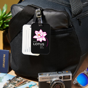 Etiqueta Para Maletas Flor LOTUS