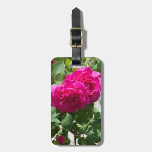 Etiqueta Para Maletas flor Rosa