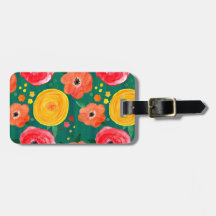 Flor rosa brillante, amarilla y verde