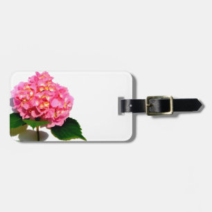 Etiqueta Para Maletas Flor rosa Hydrangea rosa flor rosa floral