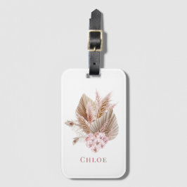 Etiqueta Para Maletas Flor silvestre floral personalizada