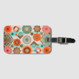 Etiqueta Para Maletas Floral