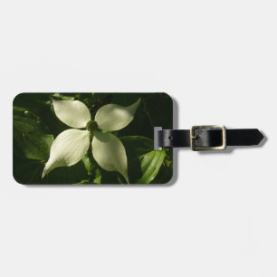 Etiqueta Para Maletas Floral de primavera de Dogwood Blossom iluminada p