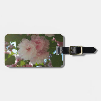 Etiqueta Para Maletas Floral de primavera del árbol de cerezo doble flor