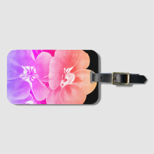 Etiqueta Para Maletas Floral tropical
