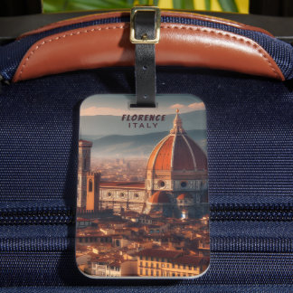 Etiqueta Para Maletas Florencia Duomo Santa Maria del Fiore Italia Viaje