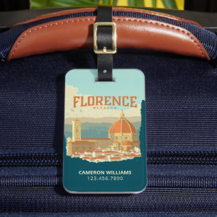Etiqueta Para Maletas Florencia, Italia