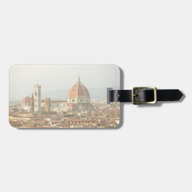 Etiqueta Para Maletas Florencia o Florencia Italia Duomo (Frente Horizontal)