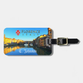 Etiqueta Para Maletas Florencia - Ponte Vecchio