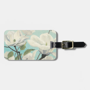 Etiqueta Para Maletas Flores blancos del sur