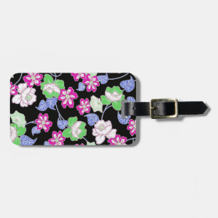 Etiqueta Para Maletas flores de alamante