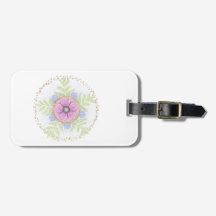 Flores de anémona, endógenas, madera de pino y alm