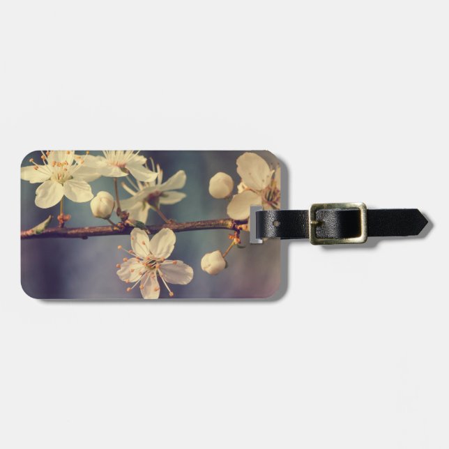 Etiqueta Para Maletas Flores de cerezo (Frente Horizontal)