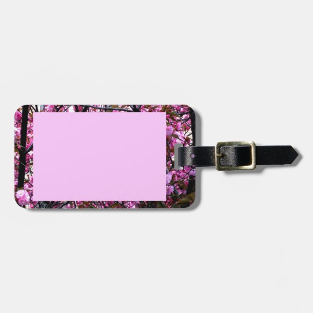 Etiqueta Para Maletas  Flores de cerezo (Frente Horizontal)