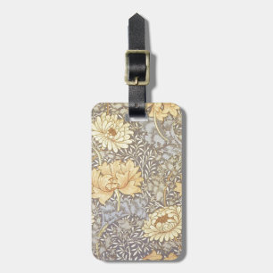 Etiqueta Para Maletas Flores de crisantemo de William Morris