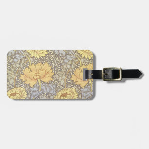 Etiqueta Para Maletas Flores de crisantemo de William Morris