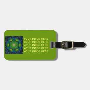 Etiqueta Para Maletas FLORES DE LA VIDA/Blume des Lebens Mandala V Squar
