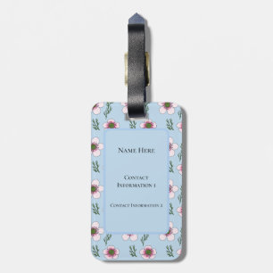 Etiqueta Para Maletas Flores de Manuka