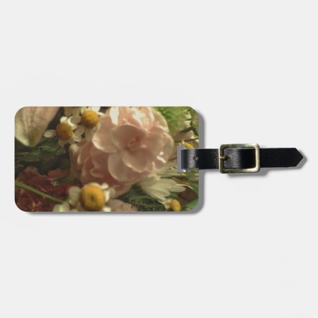 Etiqueta Para Maletas Flores Fancy Sunshine (Frente Horizontal)