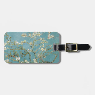 Etiqueta Para Maletas Flores Gogh Ramas Flor de Almendro Naturaleza