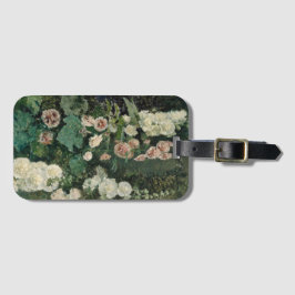 Etiqueta Para Maletas Flores Rosas Hollyhock