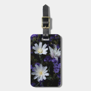 Etiqueta Para Maletas Flores silvestres de achicoria y Phacelia