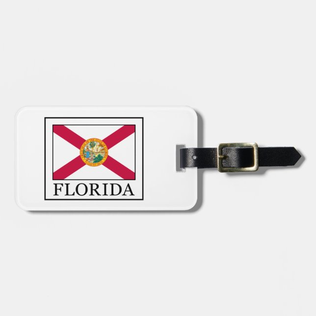 Etiqueta Para Maletas Florida (Frente Horizontal)