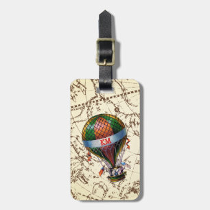 Etiqueta Para Maletas Flotas de globos aerostáticos en Zodiac Sky person