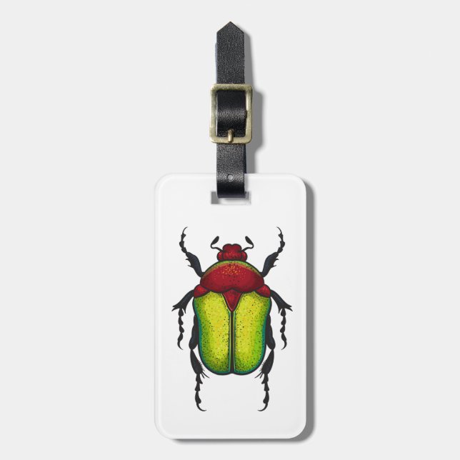 Etiqueta Para Maletas Flower beetle (Frente Vertical)