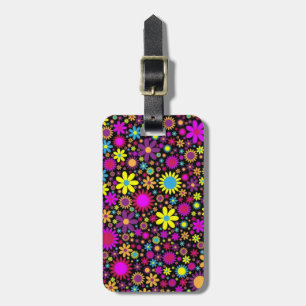 Etiqueta Para Maletas Flower Power