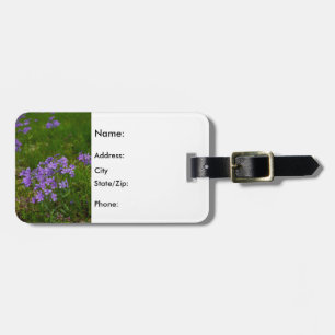 Etiqueta Para Maletas Flox azul silvestre