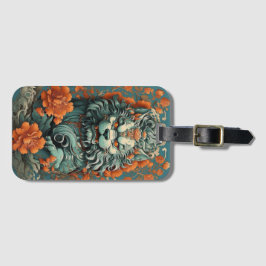 Etiqueta Para Maletas Flu Lion of Wisdom