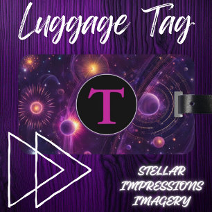 Etiqueta Para Maletas Flujo radiante