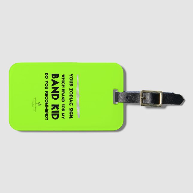 Etiqueta Para Maletas Flute su Rótulo Zodiac Anti-ISO Limon (Anverso horizontal)