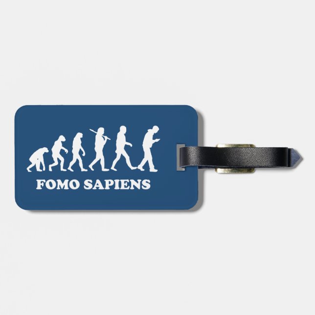 Etiqueta Para Maletas Fomo Sapiens (Atrás Horizontal)