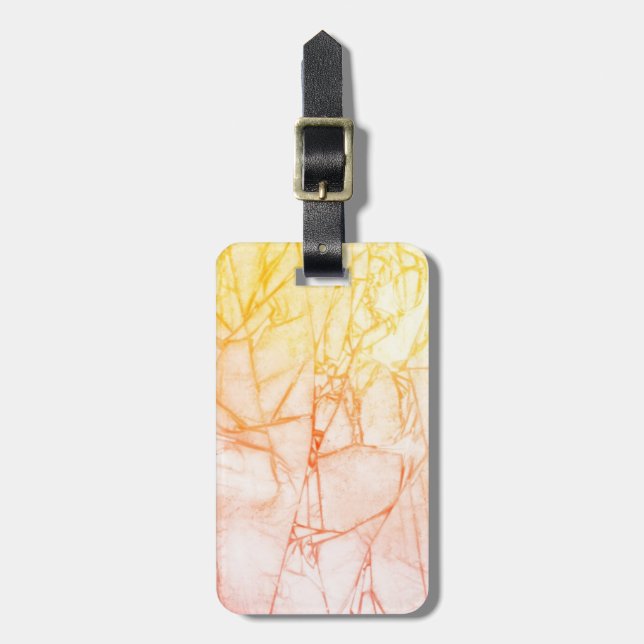 Etiqueta Para Maletas fondo abstracto de la acuarela (Frente Vertical)