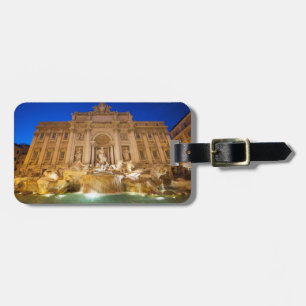 Etiqueta Para Maletas Fontana de Trevi