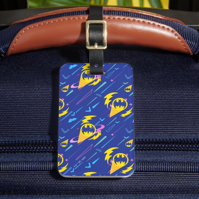 Etiqueta Para Maletas Forever Batman Bat Signal Pattern (Anverso In situ 2)