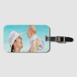 Etiqueta Para Maletas Foto de madre y bebé