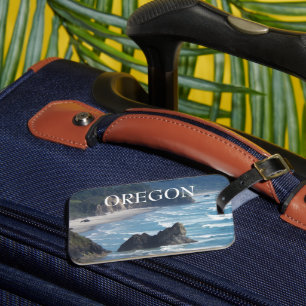 Etiqueta Para Maletas Foto de Oregon Scenon Coastline