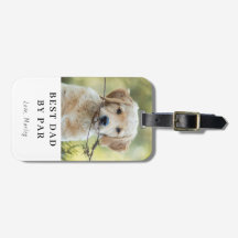 Foto de perro personalizada Mejor papá por Par