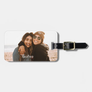 Etiqueta Para Maletas Foto del Personalizado del mejor amigo Besties