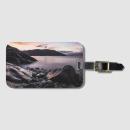 Etiqueta Para Maletas Foto paisajista de Noruega