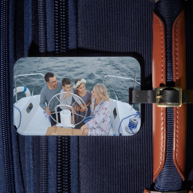 Etiqueta Para Maletas Foto personalizado (Anverso In Situ 4)